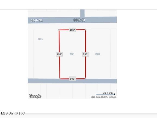 Listing Image #3 - Land for sale at 2021 30th Street, Gulfport MS 39501