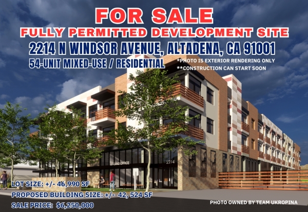 Listing Image #1 - Land for sale at 2214 Windsor Ave,, Altadena CA 91001