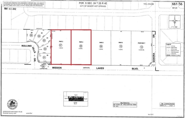 Listing Image #1 - Land for sale at 0 Mission Lakes Blvd, Desert Hot Springs CA 92240