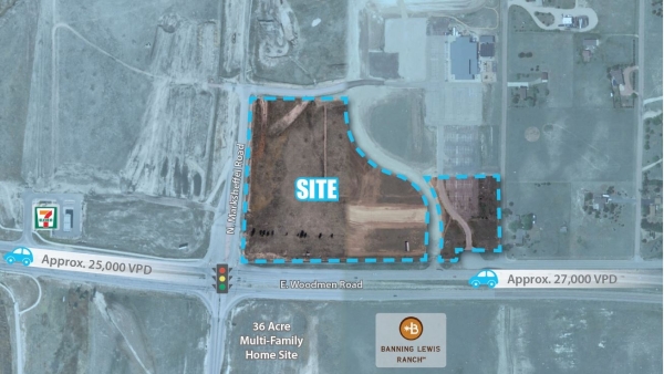 Listing Image #1 - Land for sale at NEC E. Woodmen Rd. & Marksheffel Rd., Colorado Springs CO 80908