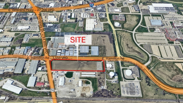 Listing Image #1 - Land for sale at 1801 Hamilton Rd, Bloomington IL 61704