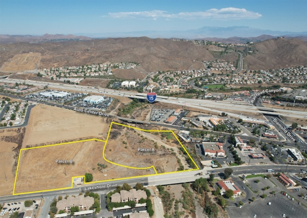 Listing Image #1 - Land for sale at 12.37 AC Lakeshore Drive, Lake Elsinore CA 92530