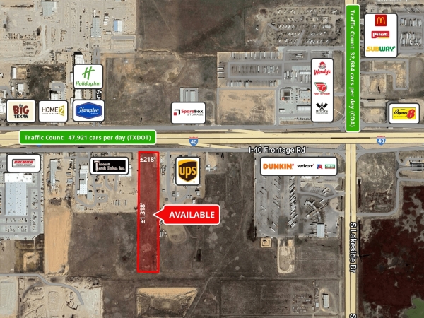 Listing Image #1 - Land for sale at I-40 West of Lakeside/Loop 335, Amarillo TX 79118