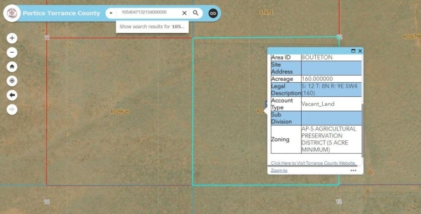 Listing Image #1 - Others for sale at 0 Sw 1/4 Of Section 12 T8n R9e, Moriarty NM 87035
