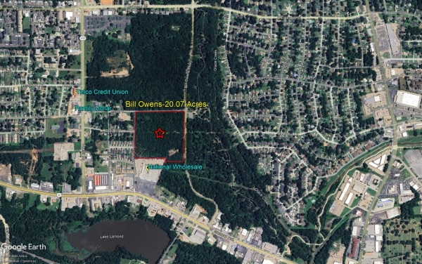 Listing Image #1 - Land for sale at Bill Owens Pkwy.-20.07 Acres, Longview TX 75604