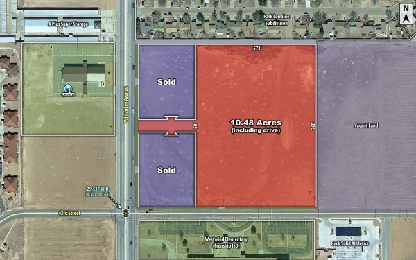 Listing Image #1 - Land for sale at 6402 43rd Street, Lubbcok TX 79407