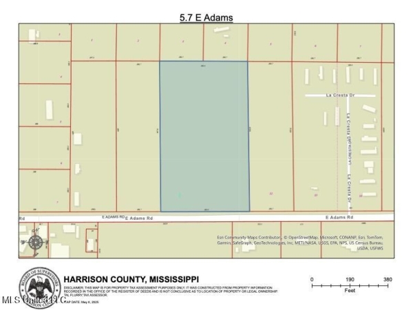 Listing Image #2 - Land for sale at E Adams Road, Saucier MS 39574