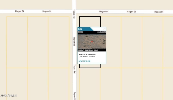 Listing Image #1 - Land for sale at XXXXX W Hagan Street LOT 10, Sunsites AZ 85625