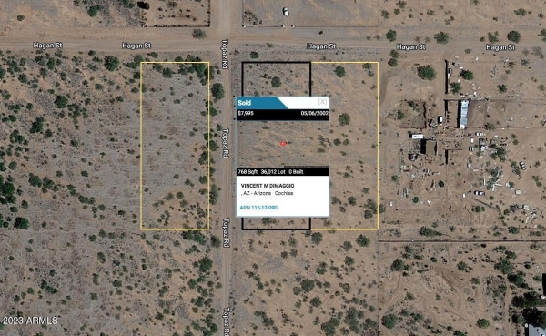 Listing Image #2 - Land for sale at XXXXX W Hagan Street LOT 10, Sunsites AZ 85625