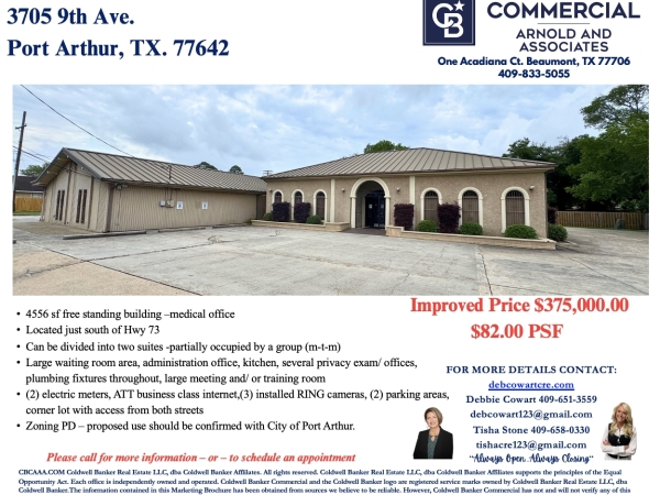Listing Image #1 - Office for sale at 3705 9th ave, Port Arthur TX 77642