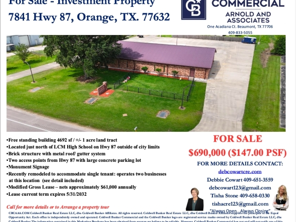 Listing Image #1 - Others for sale at 7841 Hwy 87, Orange TX 77632