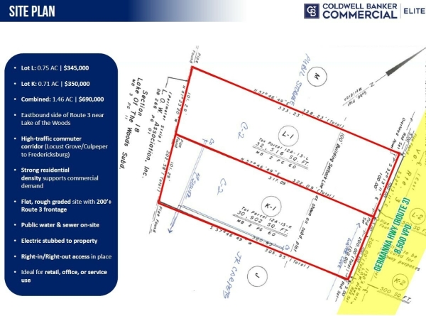 Listing Image #3 - Land for sale at Lots L & K, Locust Grove VA 22508