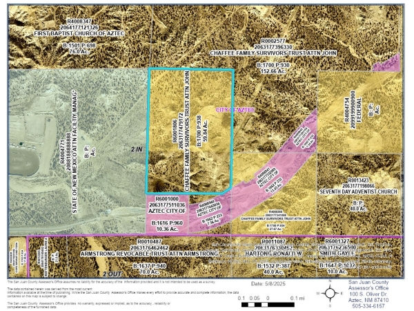 Listing Image #2 - Land for sale at 62.92 AC US 550 Bypass, Aztec NM 87410