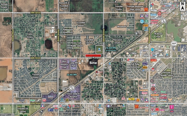 Listing Image #2 - Land for sale at NWQ 66th Street & Upland Avenue, Lubbock TX 79407
