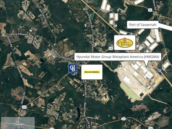 Listing Image #3 - Land for sale at 8303 Us Hwy 280, Ellabell GA 31308
