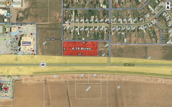 Listing Image #2 - Land for sale at 3136 130th Street, Lubbock TX 79423