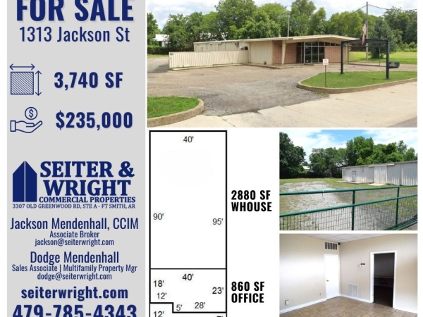 Listing Image #1 - Industrial for sale at 1313 Jackson St, Fort Smith AR 72901