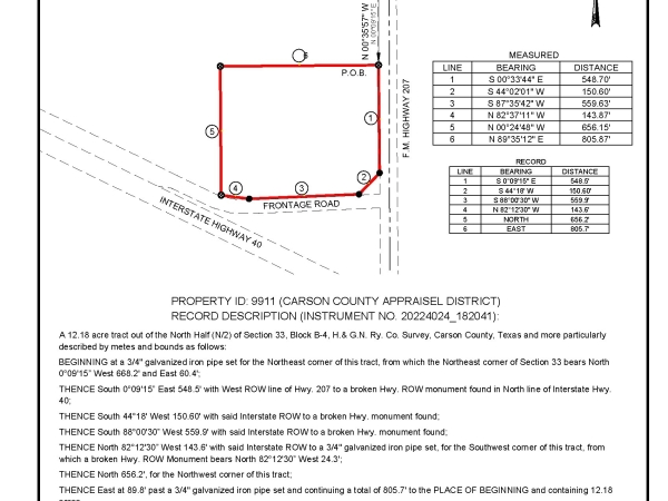 Listing Image #2 - Land for sale at I-40 & Hwy 207, Panhandle TX 79068