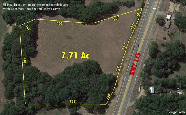 Listing Image #1 - Land for sale at 3168 HWY 175, Frankston TX 75763
