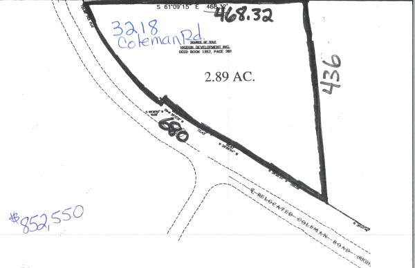 Listing Image #1 - Land for sale at 3218 Coleman Rd, Paducah KY 42001