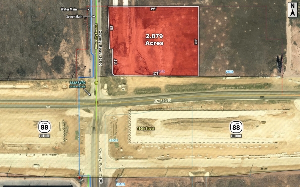 Listing Image #2 - Land for sale at Hardcorner Loop 88 & University Avenue, Lubbock TX 79424