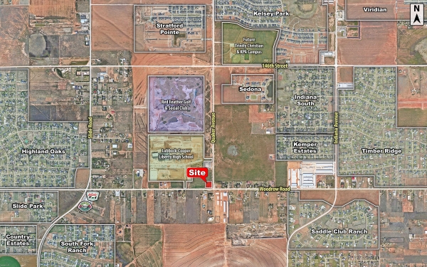 Listing Image #2 - Land for sale at Hardcorner Woodrow Road & Quaker Avenue, Lubbock TX 79424