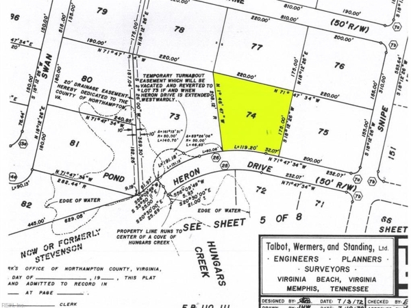 Listing Image #2 - Land for sale at Lot 74 Heron Drive, Northampton County Va VA 23405