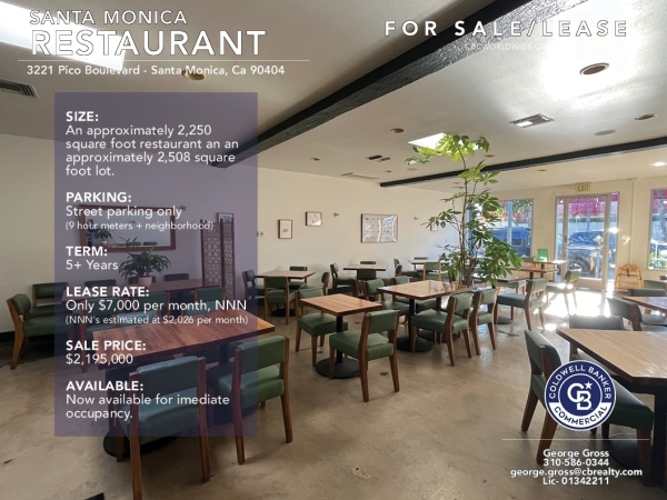 Listing Image #2 - Retail for sale at 3221 Pico, Santa Monica CA 90404