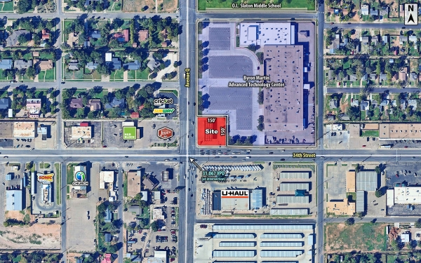 Listing Image #1 - Land for sale at NEC of 34th & Avenue Q 3311 Avenue Q, Lubbock TX 79411