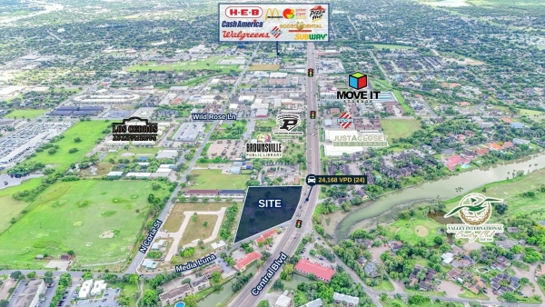 Listing Image #1 - Land for sale at 2834 Central Blvd, Brownsville TX 78521