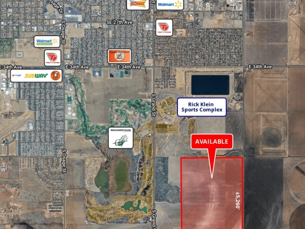 Listing Image #1 - Land for sale at 58th Ave & Eastern St NWC, Amarillo TX 79103