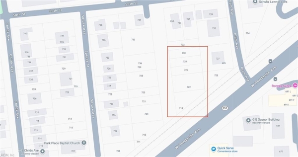 Listing Image #2 - Land for sale at .54 ac Vaughan Avenue, Hampton Va VA 23661