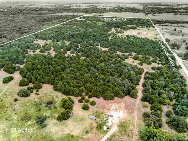 Listing Image #1 - Land for sale at 82 Acres E. Lakeview, Yale OK 74085