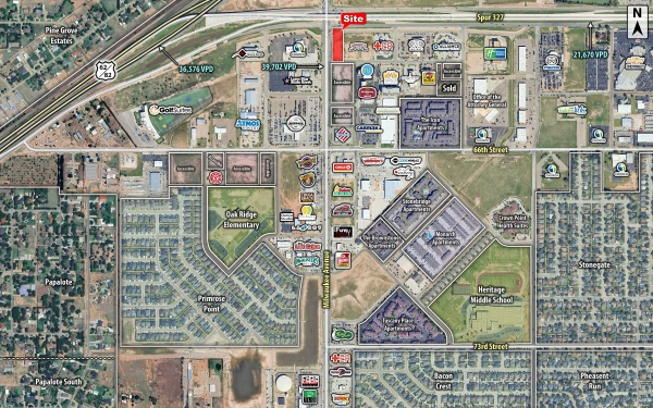 Listing Image #2 - Land for sale at SEC Spur 327 & Milwaukee Avenue, Lubbock TX 79424