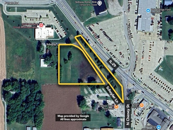 Listing Image #1 - Land for sale at 1100 Schuyler Ln, Taylorville IL 62568