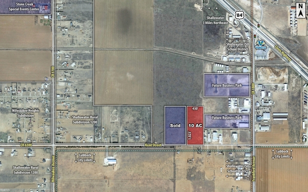 Listing Image #2 - Land for sale at NWQ Kent Street & Frankford Avenue, Lubbock TX 79416