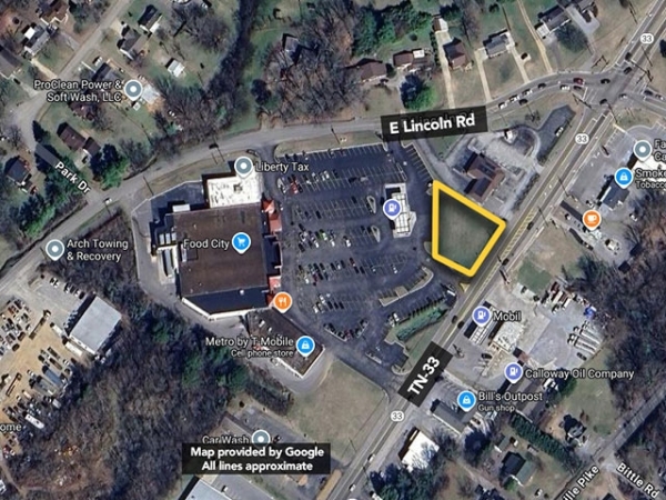 Listing Image #1 - Land for sale at E. Broadway & Lincoln, Maryville TN 37804