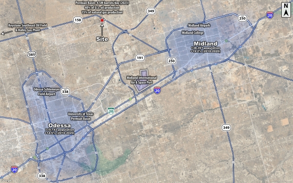 Listing Image #3 - Land for sale at 11400 W County Road 30, Midland TX 79707