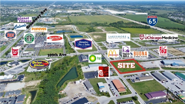 Listing Image #1 - Land for sale at 10935-11005 Delaware Pkwy, Crown Point IN 46307 Listing Image #1 - Land for sale at 10935-11005 Delaware Pkwy, Crown Point IN 46307