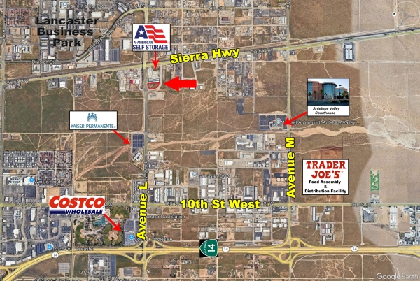 Listing Image #2 - Land for sale at Avenue L & Sierra Hwy, Lancaster CA 93534