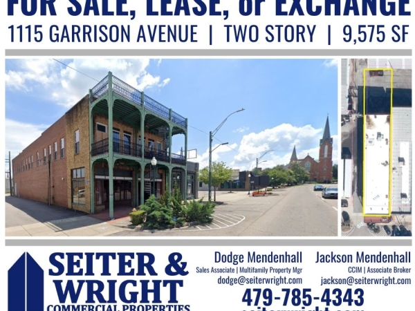Listing Image #1 - Retail for sale at 1115 Garrison Ave, Fort Smith AR 72901