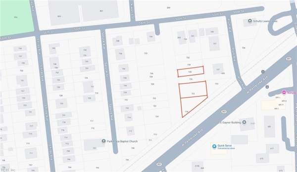 Listing Image #2 - Land for sale at .51+AC Vaughan Avenue, Hampton Va VA 23661