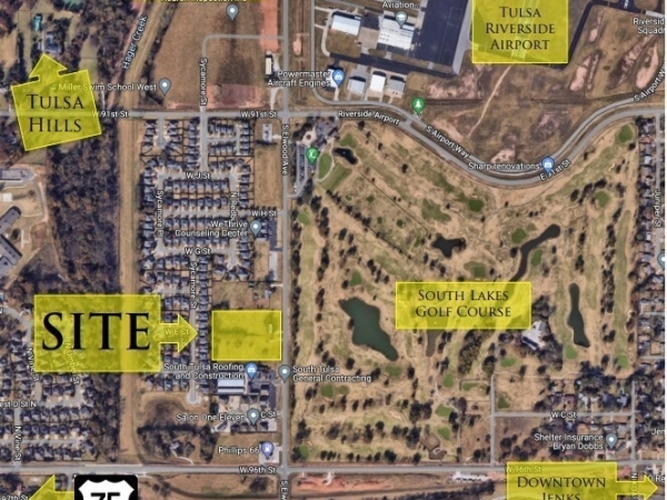 Listing Image #1 - Land for sale at 9340 S Elwood Avenue, Jenks OK 74037