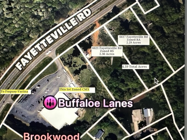 Listing Image #2 - Land for sale at 6621 Fayetteville, Raleigh NC 27603