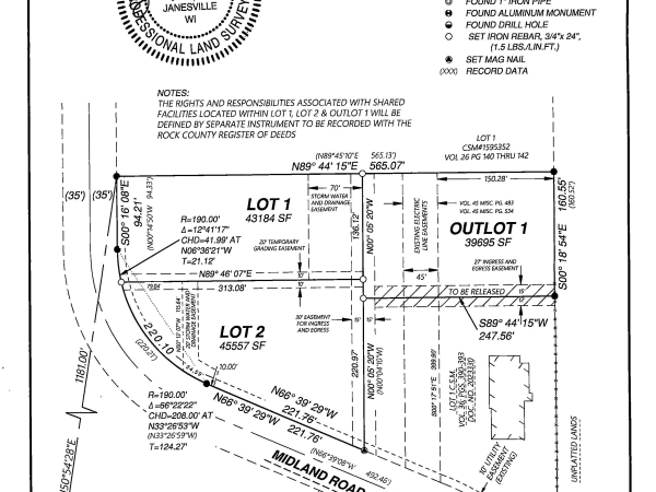 Listing Image #2 - Land for sale at 631 Midland Rd, Janesville WI 53546 Listing Image #2 - Land for sale at 631 Midland Rd, Janesville WI 53546
