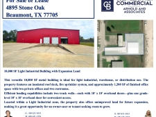 Industrial property for sale in Beaumont, TX