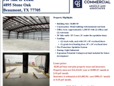 Listing Image #2 - Industrial for sale at 4895 Stone Oak, Beaumont TX 77705