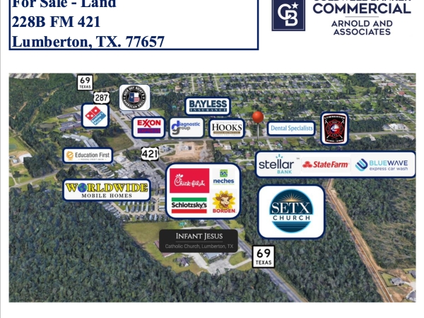 Listing Image #2 - Land for sale at 228 B FM 421, Lumberton TX 77657