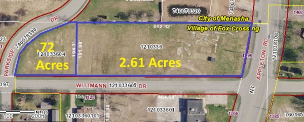 Listing Image #2 - Land for sale at 1396 APPLETON Road, Menasha WI 54952