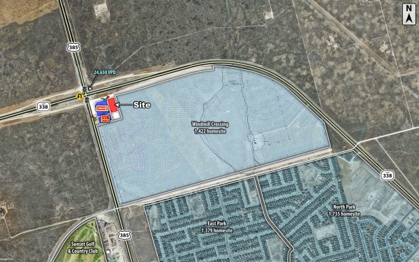 Listing Image #1 - Land for sale at Highway 385 & N Loop 338, Odessa TX 79765